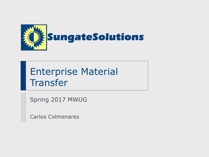enterprise material transfer n.w