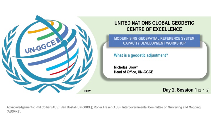 united nations global geodetic centre n.w