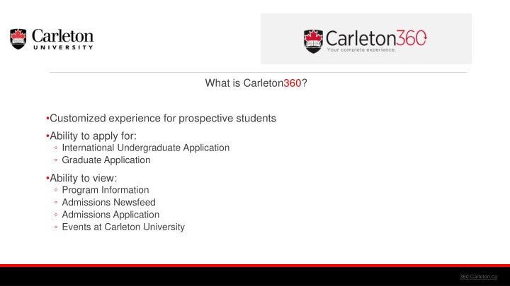 what is carleton360 n.w