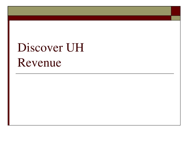 discover uh revenue n.w