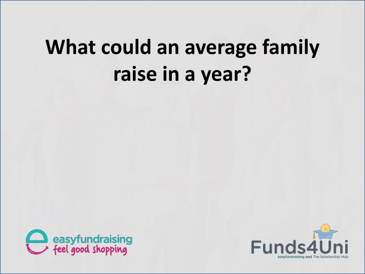 what could an average family raise in a year n.w