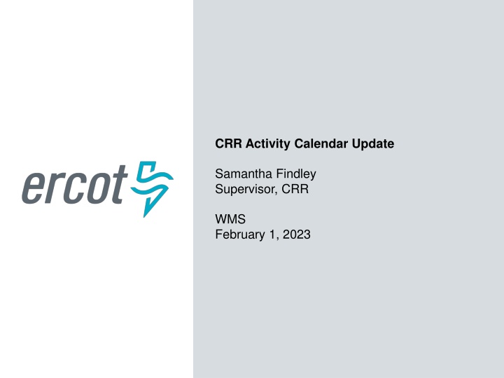 crr activity calendar update n.w