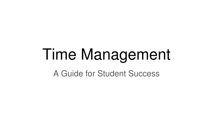 time management n.w