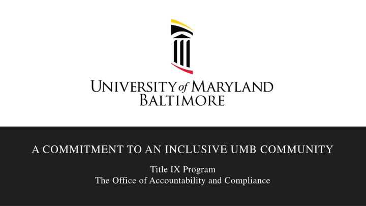 a commitment to an inclusive umb community n.w