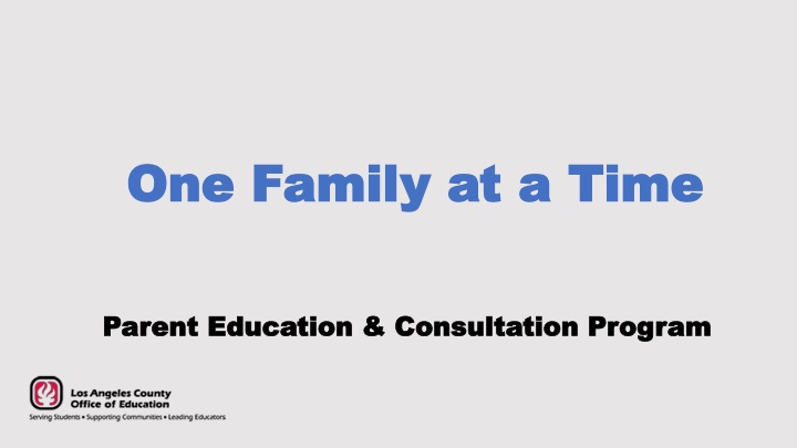 one one family at family at a time n.w