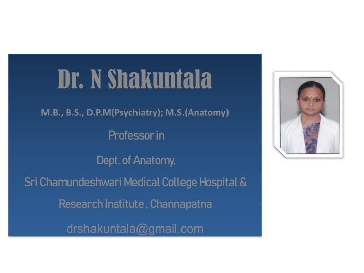 dr n shakuntala n.w