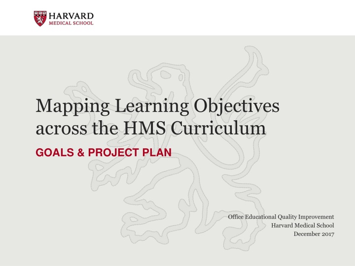 mapping learning objectives across n.w