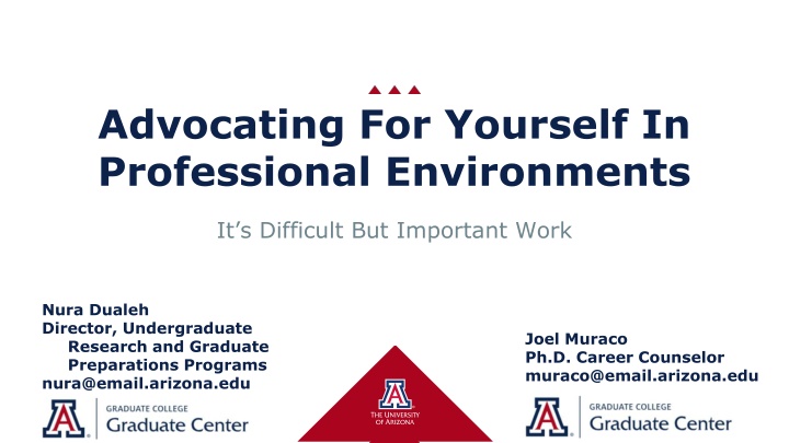 advocating for yourself in professional n.w