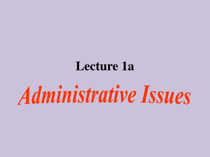 lecture 1a n.w