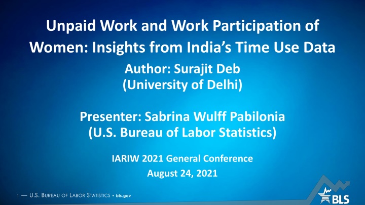 unpaid work and work participation of women n.w