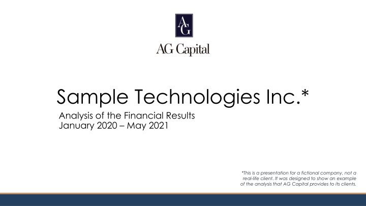 sample technologies inc analysis of the financial n.w