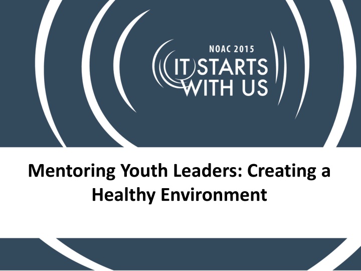 mentoring youth leaders creating a healthy n.w