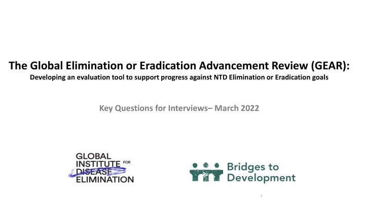 the global elimination or eradication advancement n.w