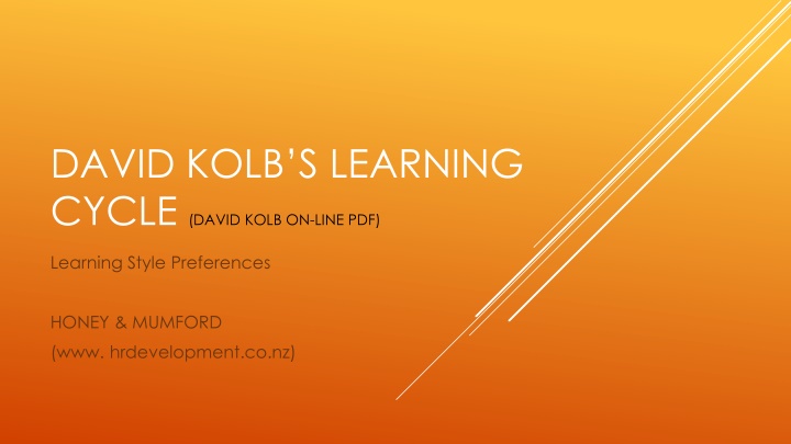 david kolb s learning cycle david kolb on line pdf n.w