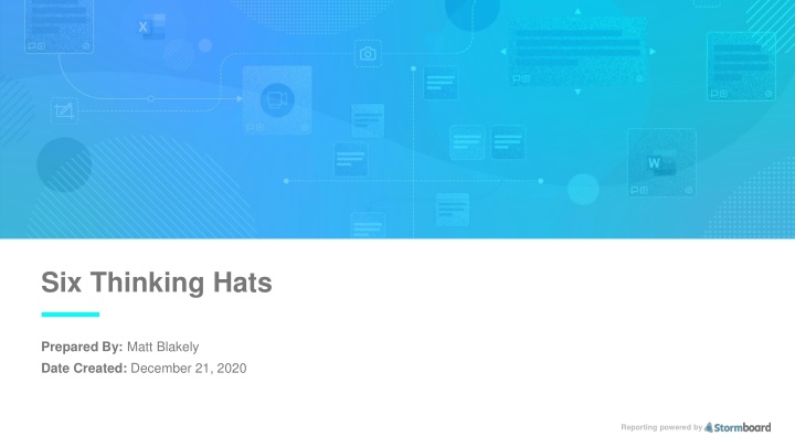 six thinking hats n.w