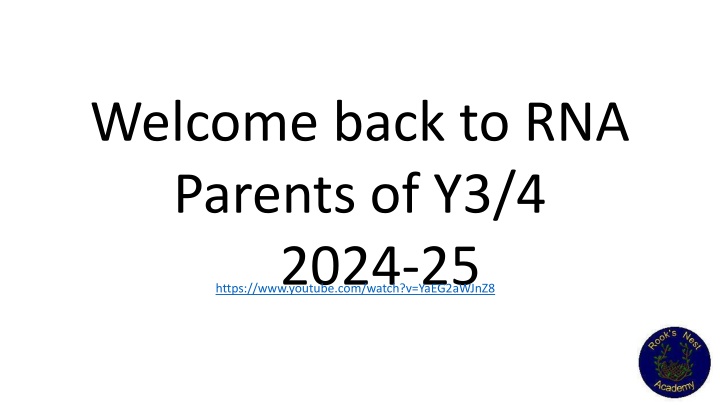 welcome back to rna parents of y3 4 2024 25 https n.w