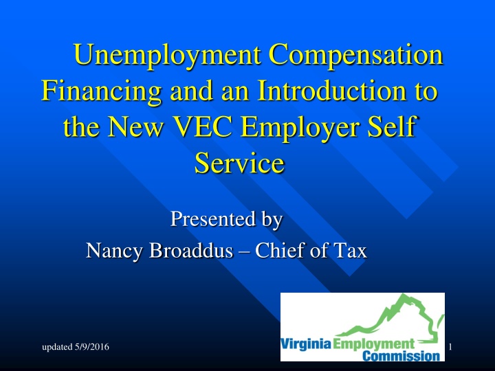 unemployment compensation financing n.w