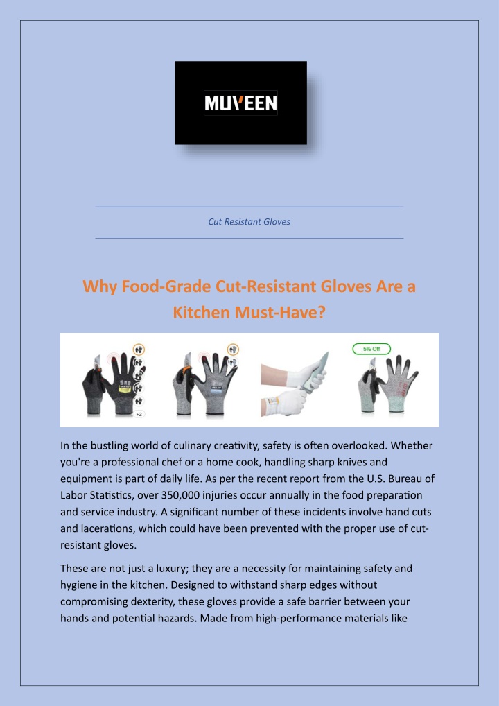 cut resistant gloves n.w