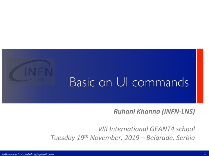 basic on ui commands n.w
