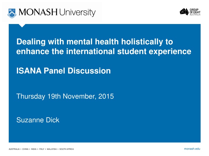 dealing with mental health holistically n.w