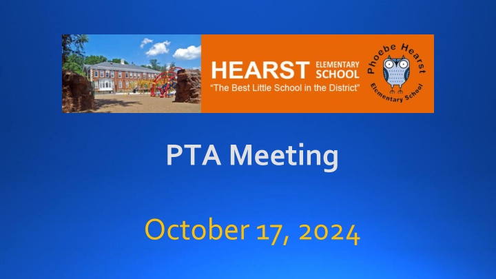 pta meeting n.w