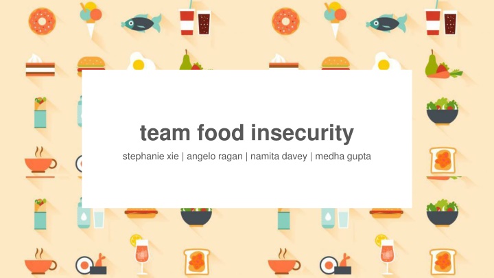 team food insecurity stephanie xie angelo ragan n.w
