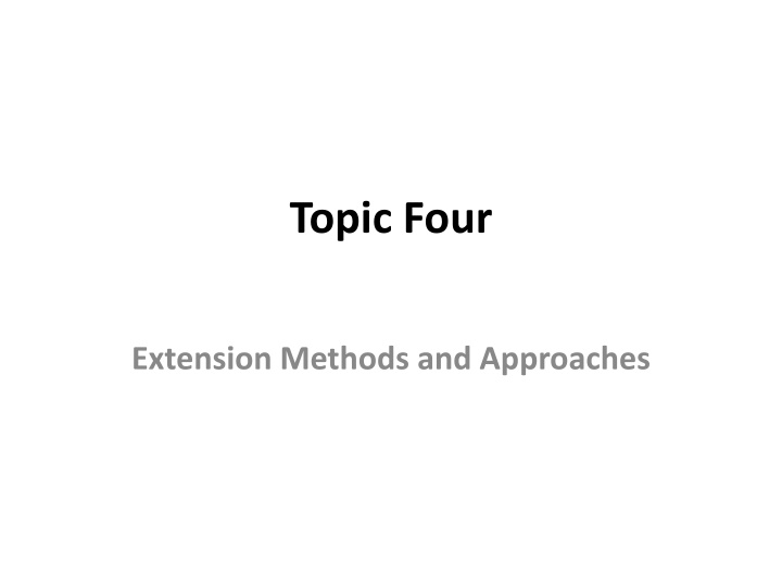 topic four n.w
