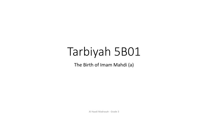 tarbiyah 5b01 n.w