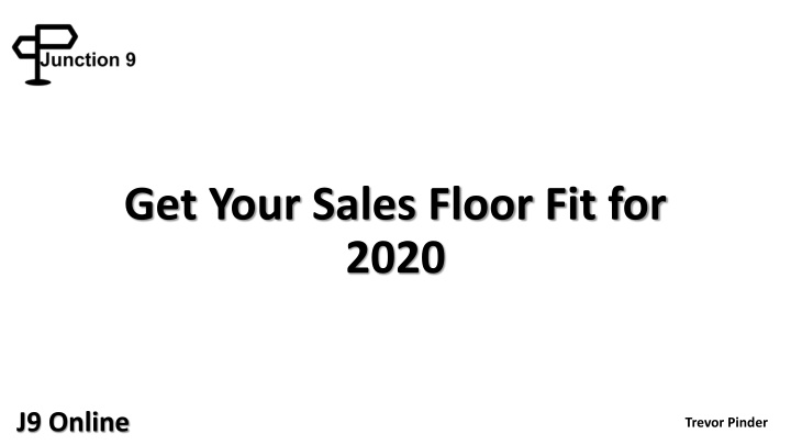 get your sales floor fit for 2020 n.w