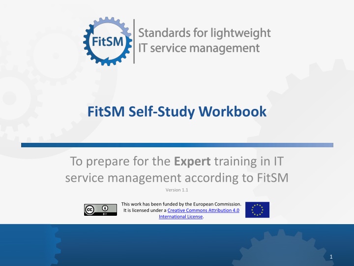 FitSM Self-Study Workbook for Expert Training in IT Service Management