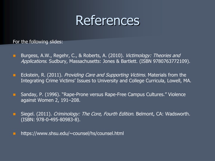 references n.w