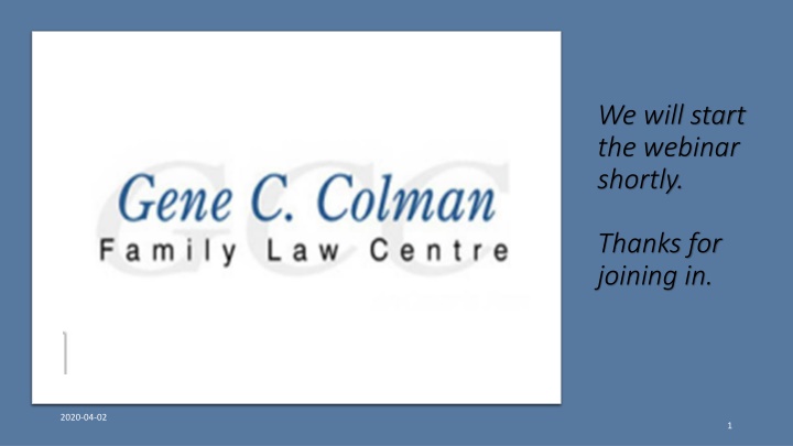 we will start the webinar shortly n.w