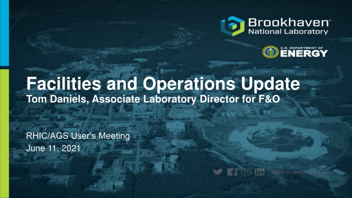 facilities and operations update tom daniels n.w