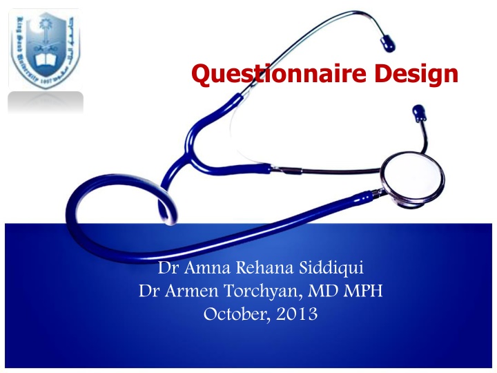 questionnaire design n.w