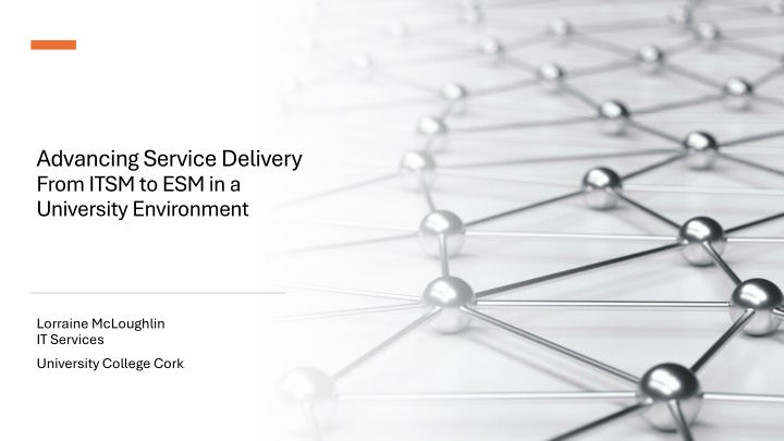 advancing service delivery from itsm n.w