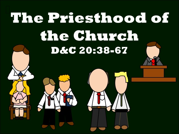 the priesthood of the church d c 20 38 67 n.w