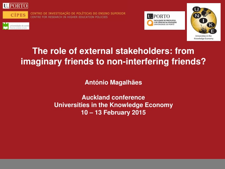 the role of external stakeholders from imaginary n.w