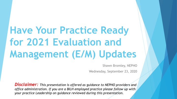 have your practice ready for 2021 evaluation n.w