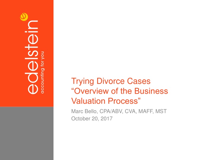 trying divorce cases overview of the business n.w