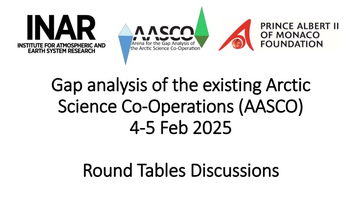 Arctic Science Co-Operations Round Table Discussions Feb 2025