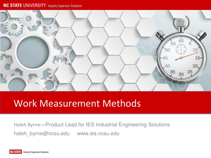 work measurement methods n.w