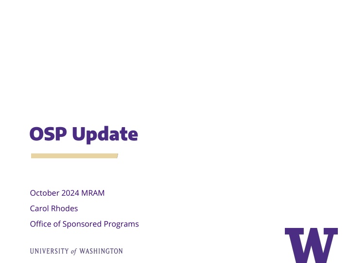 osp update n.w
