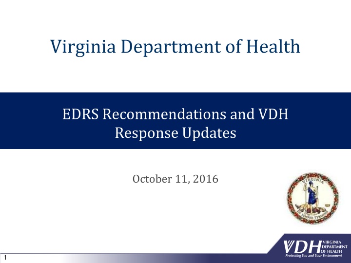 virginia department of health n.w
