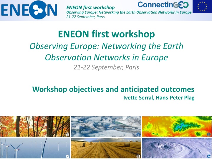 eneon first workshop observing europe networking n.w