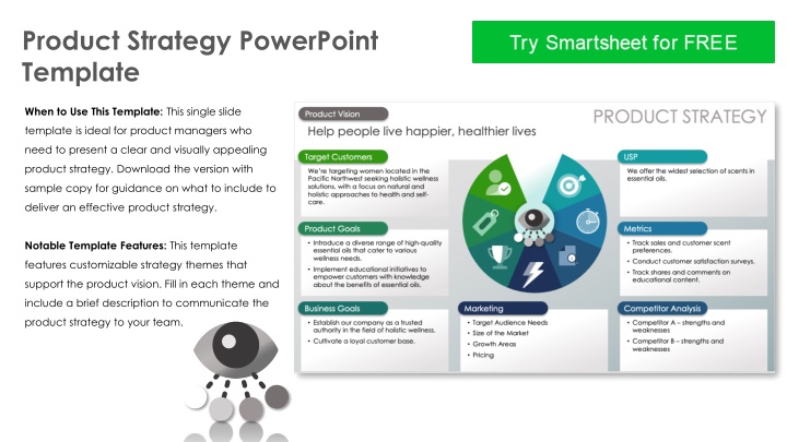 product strategy powerpoint template n.w