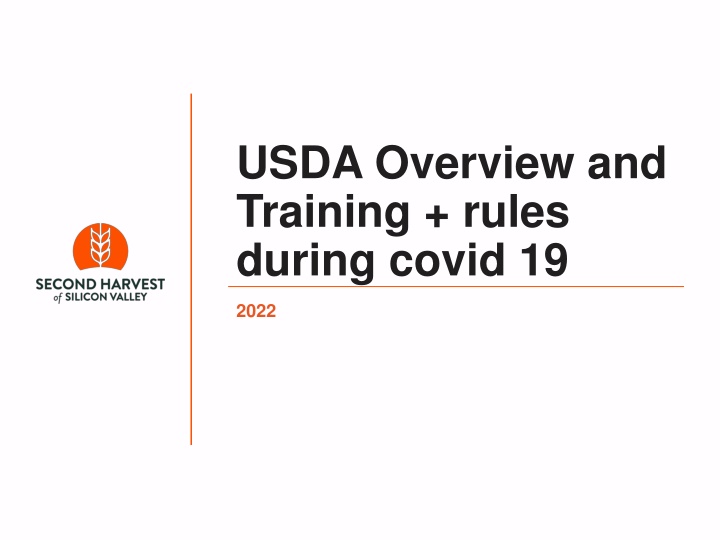 usda overview and training rules during covid 19 n.w