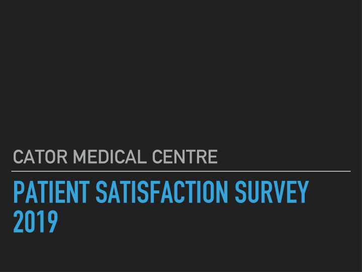 cator medical centre n.w