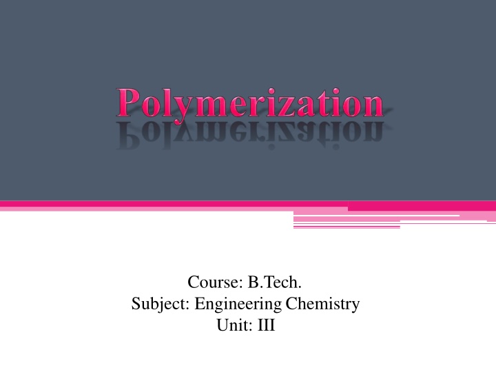course b tech subject engineeringchemistry unit n.w