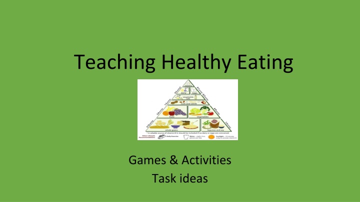teaching healthy eating n.w