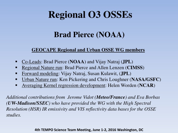 regional o3 osses n.w